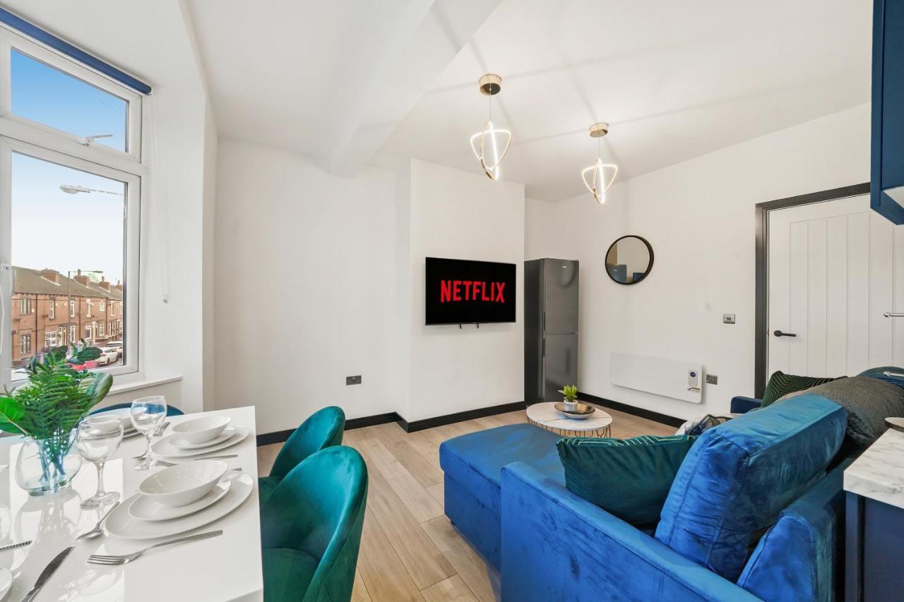 Ferienwohnung Stylish Yorkshire Gem - Sleeps 4 - Great Location Castleford Exterior foto